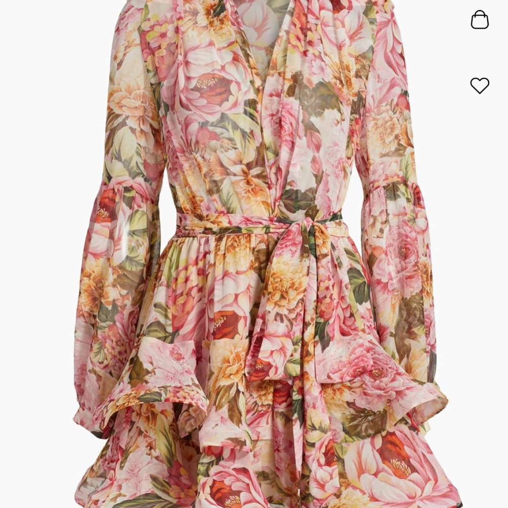 Bronx and Banco Floral Long Sleeve Dress